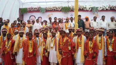 मुख्यमंत्री कन्या विवाह योजना के तहत 150 जोड़़े परिणय सूत्र में बंधे