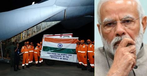 भूकंप से भयंकर तबाही झेल रहे म्यांमार को भारत की मदद, 15 टन राहत सामग्री भेजी, PM मोदी ने किया था वादा भूकंप से भयंकर तबाही झेल रहे म्यांमार को भारत की मदद, 15 टन राहत सामग्री भेजी, PM मोदी ने किया था वादा