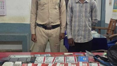 Gajanand app  से ऑनलाईन सट्टा संचालित करते सटोरिया हर्ष पंजवानी गिरफ्तार