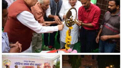 रायपुर प्रेस क्लब में गोविंद लाल वोरा लाइब्रेरी का शुभारंभ