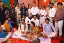 मुख्यमंत्री ग्राम दोकड़ा में भगवान जगन्नाथ मंदिर के प्राण प्रतिष्ठा कार्यक्रम में शामिल हुए