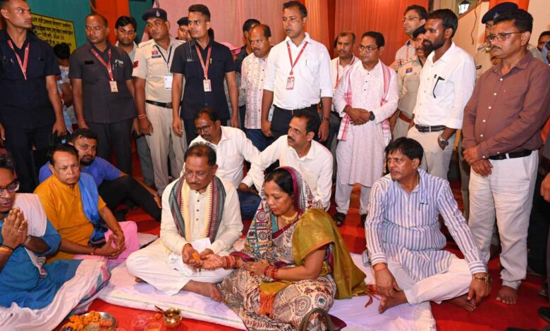 मुख्यमंत्री ग्राम दोकड़ा में भगवान जगन्नाथ मंदिर के प्राण प्रतिष्ठा कार्यक्रम में शामिल हुए मुख्यमंत्री ग्राम दोकड़ा में भगवान जगन्नाथ मंदिर के प्राण प्रतिष्ठा कार्यक्रम में शामिल हुए