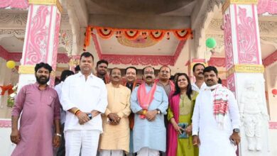 उप मुख्यमंत्री श्री अरुण साव सामूहिक आदर्श विवाह समारोह में हुए शामिल