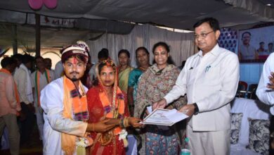 मुख्यमंत्री कन्या विवाह योजना के तहत 48 जोड़े परिणय सूत्र में बंधे