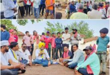 नकटी गांव में घरों से बेदखली के खिलाफ आंदोलनरत ग्रामीणों से AAP के प्रतिनिधमंडल ने सुनी व्यथा
