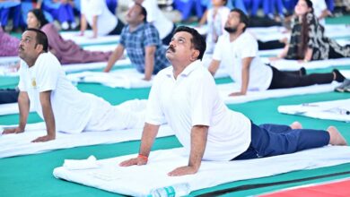अंतर्राष्ट्रीय योग दिवस पर कवर्धा में भव्य ‘योग संगम’, उपमुख्यमंत्री श्री विजय शर्मा ने लिया भाग