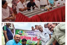 वृक्षारोपण अभियान में शामिल हुए रायपुर विकास प्राधिकरण अध्यक्ष श्री साहू