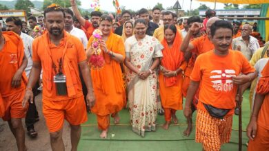 मोहतरा पहुंची भावना की कांवड़ यात्रा, शिवभक्तों ने किया स्वागत
