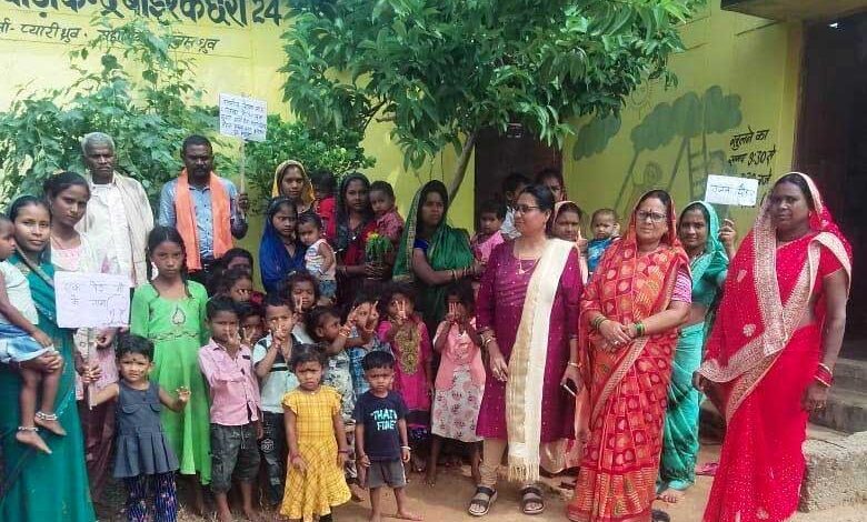 आंगनबाड़ियों में दिख रहा बदलाव आंगनबाड़ियों में दिख रहा बदलाव