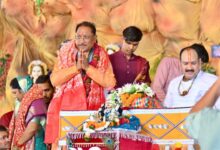 मुख्यमंत्री श्री विष्णु देव साय दिव्य शिव महापुराण कथा के समापन समारोह में वर्चुअली हुए शामिल