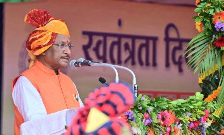 मुख्यमंत्री श्री विष्णु देव साय का स्वतंत्रता दिवस संदेश- पुलिस परेड ग्राउण्ड ,रायपुर मुख्यमंत्री श्री विष्णु देव साय का स्वतंत्रता दिवस संदेश- पुलिस परेड ग्राउण्ड ,रायपुर