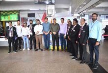 दक्षिण पूर्व मध्य रेलवे रायपुर मंडल के रायपुर रेलवे स्टेशन पर मोबाइल यू.टी.एस. टिकटिंग सेवा का शुभारंभ ।