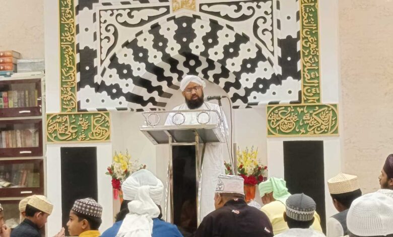 मस्जिद फैजाने मदीना में मनाया गया उर्स ए आला हजरत मस्जिद फैजाने मदीना में मनाया गया उर्स ए आला हजरत