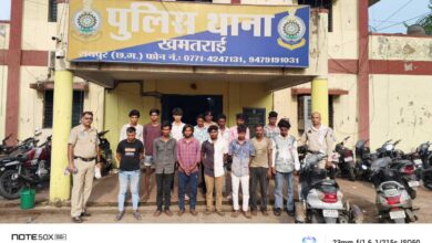 पुलिस महानिरीक्षक रायपुर रेंज के निर्देशानुसार अपराधों की रोकथाम, अपराधियों पर नकेल कसने सहित सुरक्षा व शांति व्यवस्था के मद्देनजर विशेष अभियान