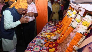 मुख्यमंत्री साय संत बाबा हरदास राम साहिब की बरसी महोत्सव में हुए शामिल मुख्यमंत्री साय संत बाबा हरदास राम साहिब की बरसी महोत्सव में हुए शामिल