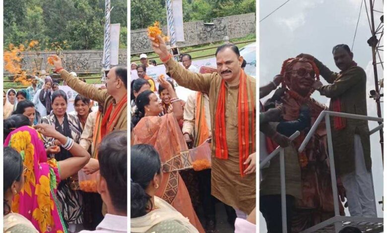 पंडित दीनदयाल उपाध्याय की जयंती पर दिया गया स्वच्छता का संदेश पंडित दीनदयाल उपाध्याय की जयंती पर दिया गया स्वच्छता का संदेश