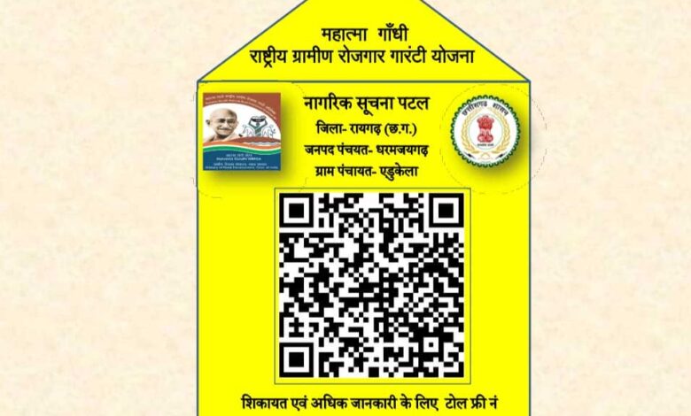 रायगढ़ की 549 पंचायतों में क्यूआर कोड सुविधा शुरू रायगढ़ की 549 पंचायतों में क्यूआर कोड सुविधा शुरू