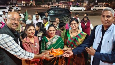 वैदिक न्यूज की एम् डी सैय्यद सलमा सहित प्रदेश भर के पत्रकारों ने की छत्तीसगढ़ महतारी की महाआरती