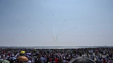 राज्योत्सव पर वायु सेना की टीम का रोमांचक एयर शो, सेंध जलाशय के ऊपर आसमां में गूंजा ‘जय जोहार’ और ‘छत्तीसगढ़िया सबले बढ़िया’