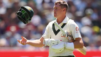एशेज में मार्नस लाबुशेन का स्ट्रगल जारी, 888 दिनों से टेस्ट क्रिकेट में शतक का इंतजार एशेज में मार्नस लाबुशेन का स्ट्रगल जारी, 888 दिनों से टेस्ट क्रिकेट में शतक का इंतजार