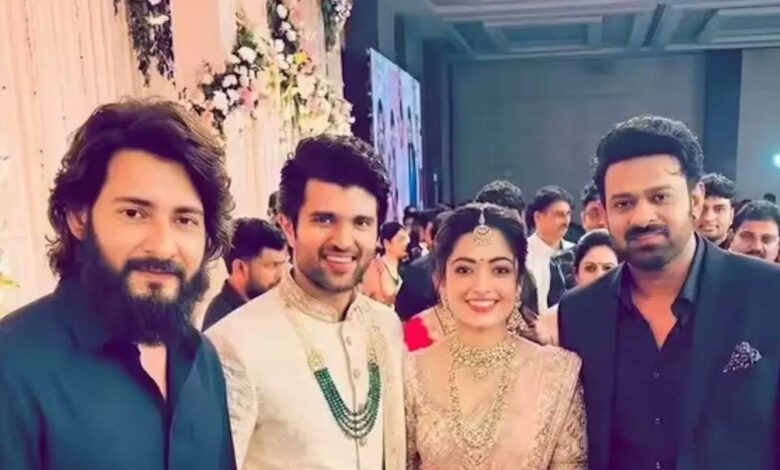 विजय की दुल्हनियां बनीं रश्मिका मंदाना ! महेश बाबू-प्रभास भी दिखे बाराती