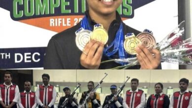25 साल में छ.ग को नेशनूल शुटिंग में पहली बार 4 मेडल मिला………. 25 साल में छ.ग को नेशनूल शुटिंग में पहली बार 4 मेडल मिला……….