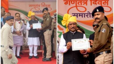 गणतंत्र दिवस पर बहादुरी का सम्मान: आरक्षक आशीष राठौर और बीरेंद्र राजपूत को मुख्यमंत्री विष्णुदेव साय ने दिया प्रशस्ति पत्र