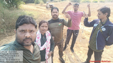 कोरिया, धरमजयगढ़ एवं सूरजपुर वनमण्डल में एंटी स्नेयर वॉक के दौरान शिकार के फंदे जब्त