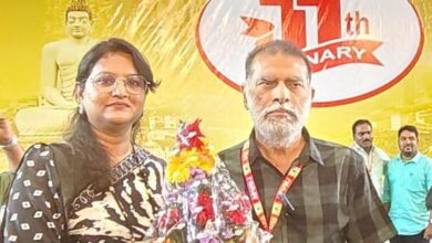 आई जे यू के राष्ट्रीय अधिवेशन में वैदिक न्यूज की एम् डी सैय्यद सलमा का हुआ सम्मान।