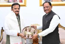 मुख्यमंत्री से मध्यप्रदेश के उपमुख्यमंत्री श्री राजेंद्र शुक्ला ने की सौजन्य मुलाकात