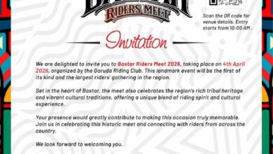 रफ्तार, रोमांच और संस्कृति का संगम: बस्तर राइडर्स मीट 2026 4 अप्रैल को होगा ऐतिहासिक आयोजन