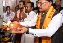 मुख्यमंत्री श्री विष्णु देव साय ने जगन्नाथ मंदिर में की पूजा-अर्चना मुख्यमंत्री श्री विष्णु देव साय ने जगन्नाथ मंदिर में की पूजा-अर्चना