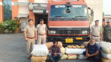 महासमुंद पुलिस के द्वारा जारी है गांजा तस्करी पर ताबड़तोड़ कार्यवाही, सिंघोड़ा में 312 किलो गांजा जब्त महासमुंद पुलिस के द्वारा जारी है गांजा तस्करी पर ताबड़तोड़ कार्यवाही, सिंघोड़ा में 312 किलो गांजा जब्त