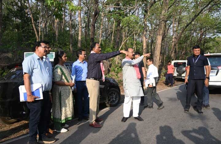 उप मुख्यमंत्री अरुण साव ने 308 करोड़ की लागत से बन रहे केशकाल घाट बायपास रुट का किया निरीक्षण