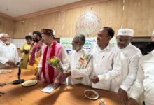 राष्ट्रीय स्वयंसेवक संघ के राष्ट्रीय कार्यकारिणी सदस्य इंद्रेश कुमार जी का रायपुर में सम्मान