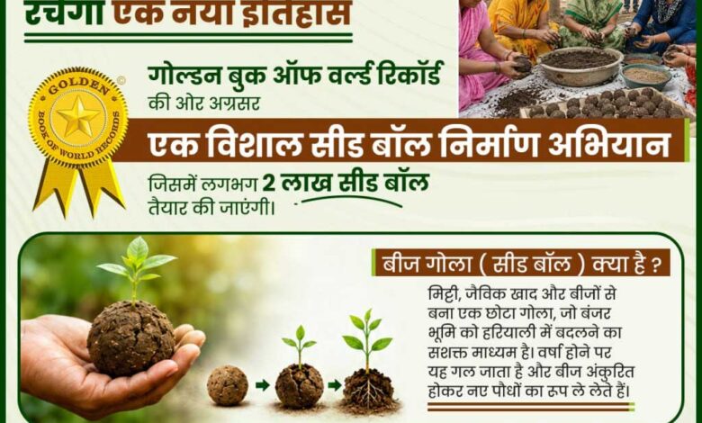 ‘बीज गोला बनाबो-जशपुर के जंगल ला बढ़ाबो” महाअभियान की शुरुआत ‘बीज गोला बनाबो-जशपुर के जंगल ला बढ़ाबो” महाअभियान की शुरुआत