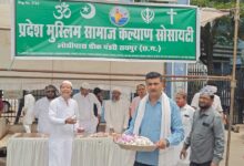तपती गर्मी में राहत: प्रदेश मुस्लिम समाज कल्याण सोसायटी द्वारा रायपुर के कचहरी चौक पर छाछ वितरण