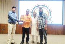 इस्लाहे इखवान वेलफेयर सोसाइटी ने जनहित एवं सामाजिक क्षेत्र में उत्कृष्ट कार्यों के लिए मो. सज्जाद खान को किया सम्मानित