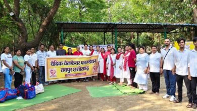 अंतरराष्ट्रीय योग दिवस पर स्टार वैदिक वेलफेयर फाउण्डेशन ने मनाया योग दिवस।