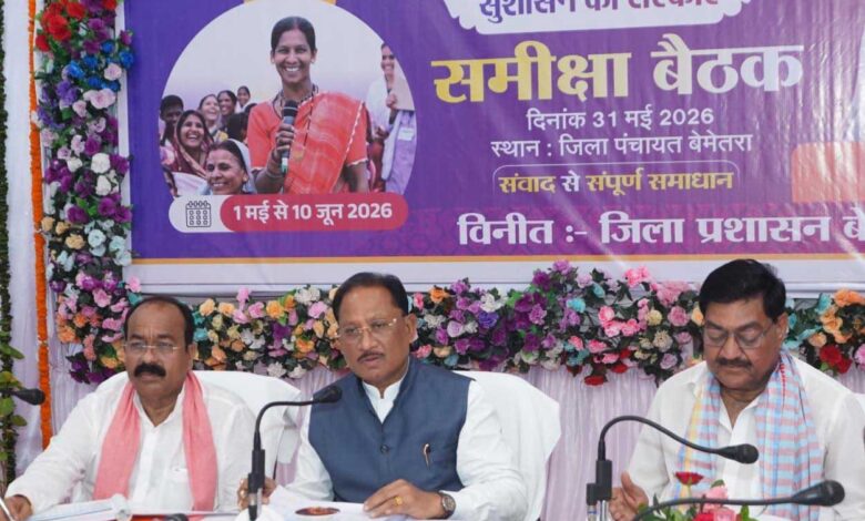 जनता के प्रति संवेदनशीलता ही सुशासन की सबसे बड़ी कसौटी : मुख्यमंत्री विष्णुदेव साय जनता के प्रति संवेदनशीलता ही सुशासन की सबसे बड़ी कसौटी : मुख्यमंत्री विष्णुदेव साय