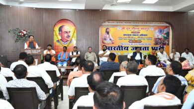 चंदई सारंगढ़ में भाजपा की जिला स्तरीय कार्यशाला संपन्न: बसना विधायक डॉ. संपत अग्रवाल ने ‘समरसता संकल्प’ और ‘हर घर तिरंगा अभियान’ का किया आह्वान