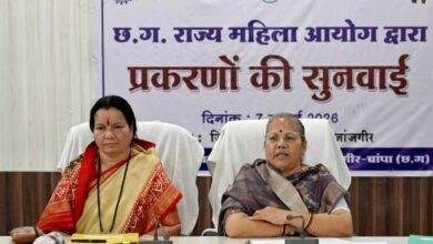 छत्तीसगढ़ राज्य महिला आयोग की अध्यक्ष डॉ. किरणमयी नायक ने की जनसुनवाई