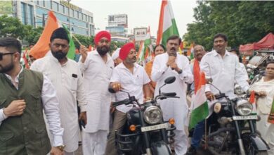 भाजपा अल्पसंख्यक मोर्चा का तिरंगा यात्रा उमड़ा जनसैलाब सैकड़ों की तादाद में हुए कार्यकर्ता शामिल
