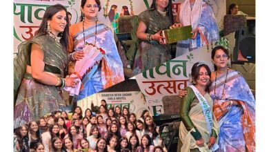 आर एस एस ने मनाया हर्ष उल्लास से हरेली तीज स्वतंत्रता दिवस