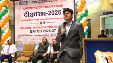 MATS विश्वविद्यालय में ‘दीक्षारंभ – ओरिएंटेशन प्रोग्राम 2026’ का सफल आयोजन