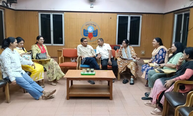 आज़ होगा महिला पत्रकारो का भव्य आयोजन रायपुर प्रेस क्लब ने कि तैयारी सैय्यद सलमा