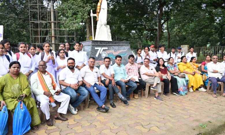 सेवा संकल्प अभियान के तहत नुक्कड़ नाटक और रंगोली से विद्यार्थियों ने दिया जागरूकता एवं राष्ट्र निर्माण का संदेश सेवा संकल्प अभियान के तहत नुक्कड़ नाटक और रंगोली से विद्यार्थियों ने दिया जागरूकता एवं राष्ट्र निर्माण का संदेश