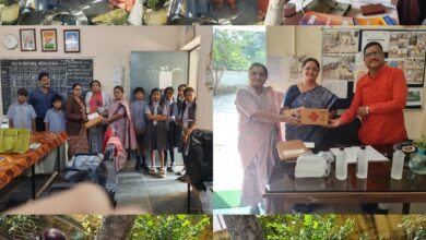 *पितरों की स्मृति में पौधारोपण, विद्यालयों में प्राथमिक चिकित्सा बॉक्स दान कर विप्रांगना ने मनाया पितृपक्ष*