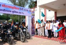 राष्ट्रीय एकता और नशामुक्त भारत का संदेश लेकर कबीरधाम पहुंची राष्ट्रीय बाइक रैली का भव्य स्वागत