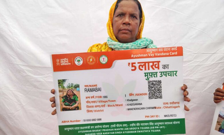 सेवा की कहानी : सेवा संकल्प अभियान से रामाबाई को मिली स्वास्थ्य सुरक्षा की सौगात, स्वास्थ्य मंत्री ने सौंपा आयुष्मान कार्ड सेवा की कहानी : सेवा संकल्प अभियान से रामाबाई को मिली स्वास्थ्य सुरक्षा की सौगात, स्वास्थ्य मंत्री ने सौंपा आयुष्मान कार्ड